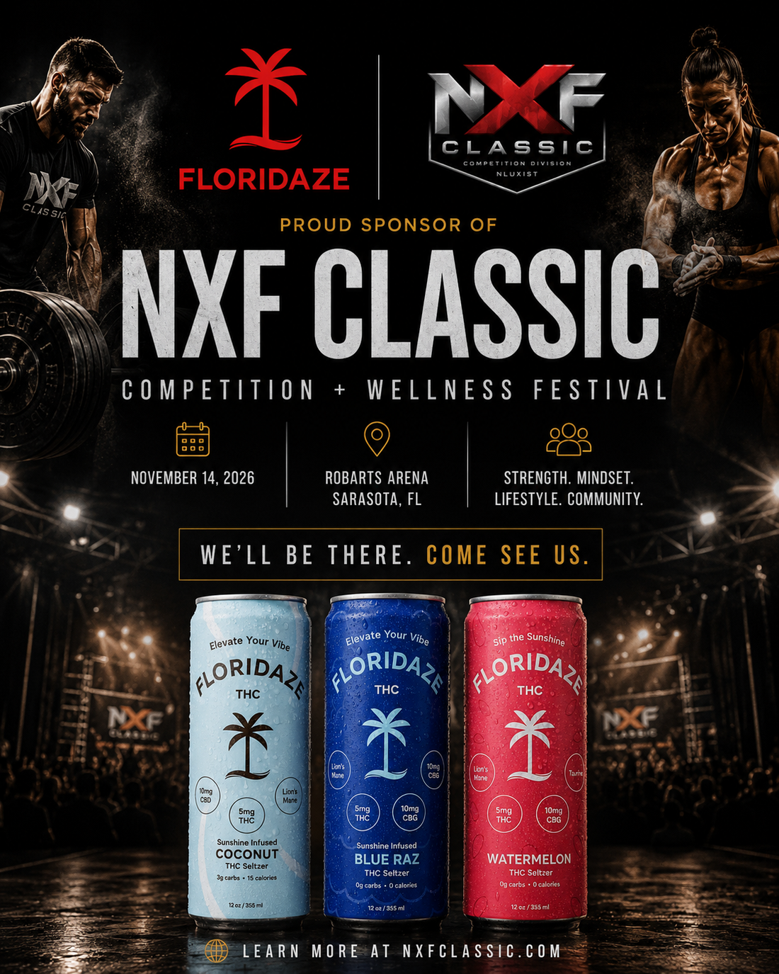 Floridaze Is Pouring at the NXF Classic — Sarasota, November 14