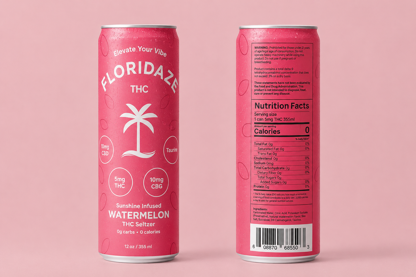 Floridaze Watermelon – 24 Pack Case (12oz)
