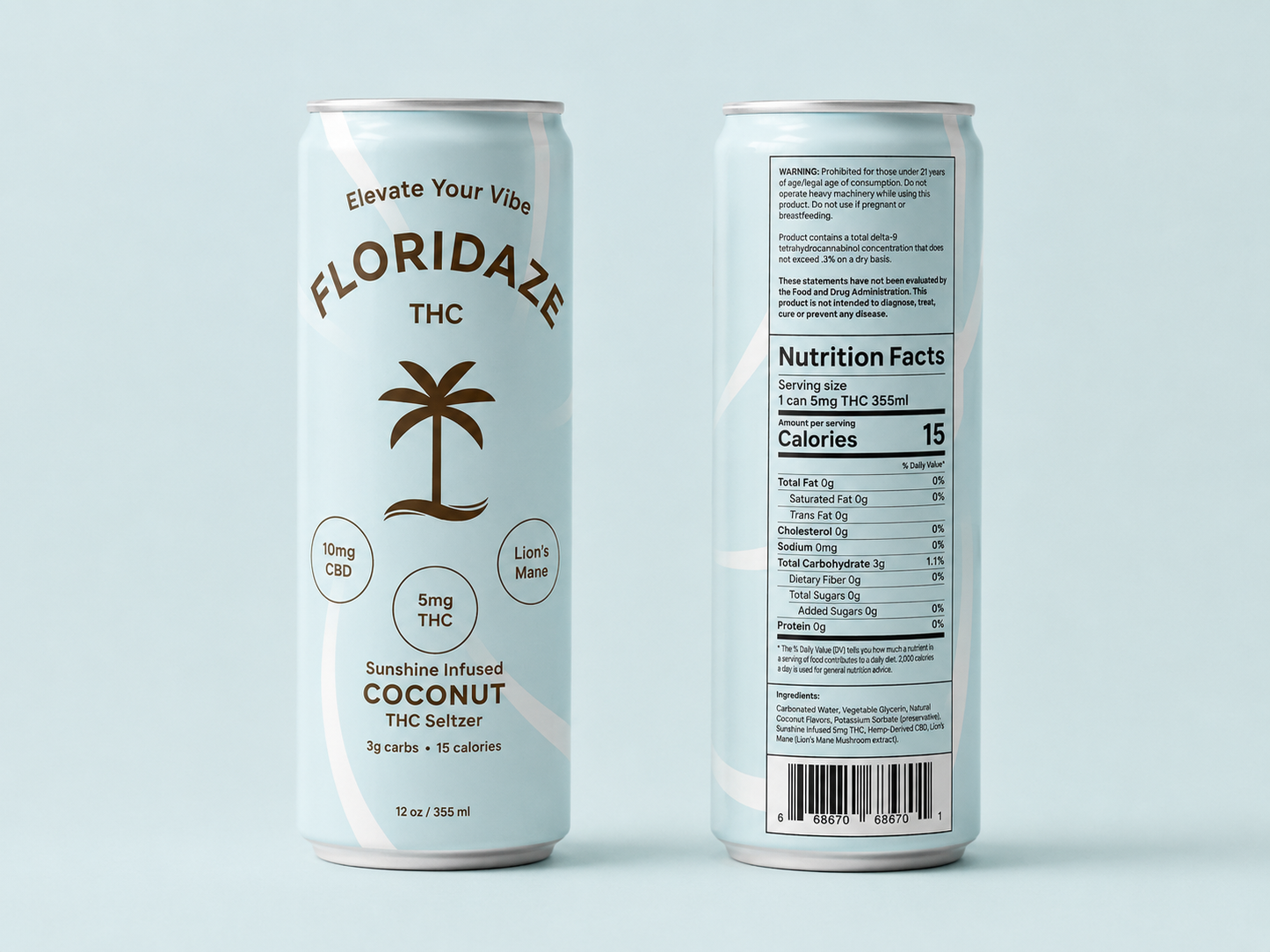 Floridaze Coconut – 24 Pack Case (12oz)